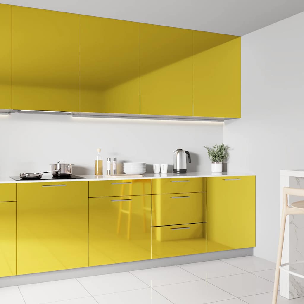 Dekorplast guld högglans 500x90 cm PVC