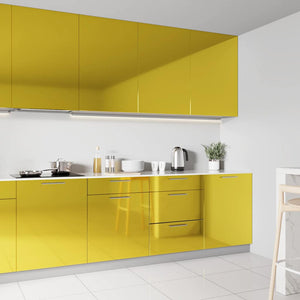 Dekorplast guld högglans 500x90 cm PVC