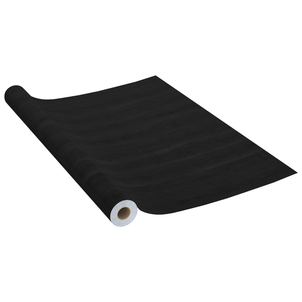 Dekorplast 2 st mörkt trä 500x90 cm PVC
