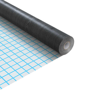 Dekorplast 2 st mörkt trä 500x90 cm PVC