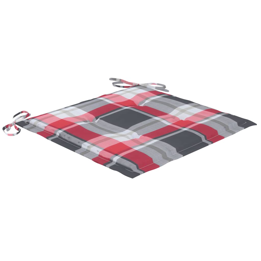 Trädgårdsstolar med dynor 4 st grå massivt akaciaträ