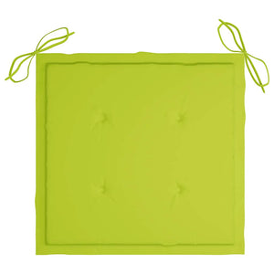 Trädgårdsstolar med bord och dynor massivt akaciaträ