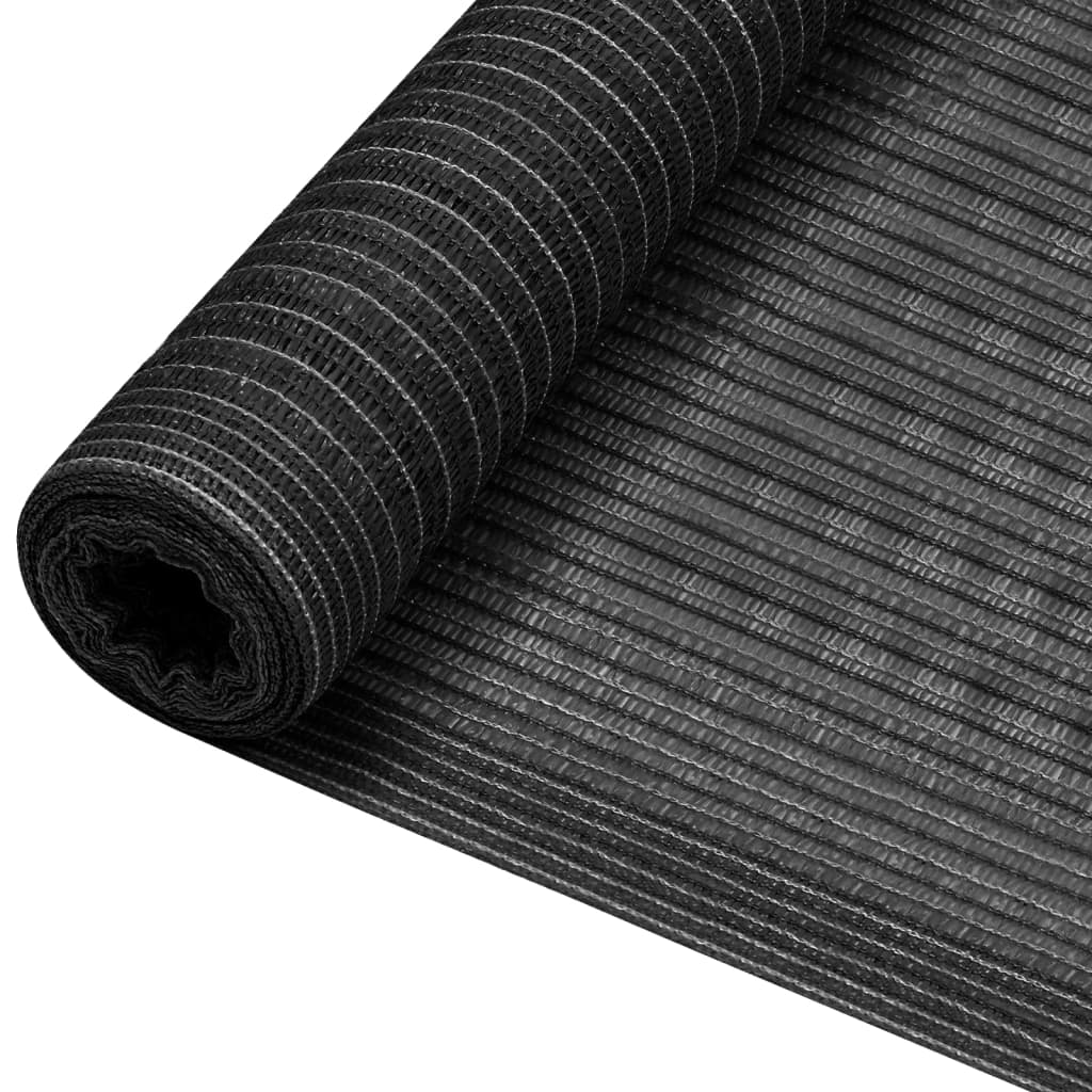 Insynsskyddsnät antracit 1,8x25 m HDPE 150 g/m²
