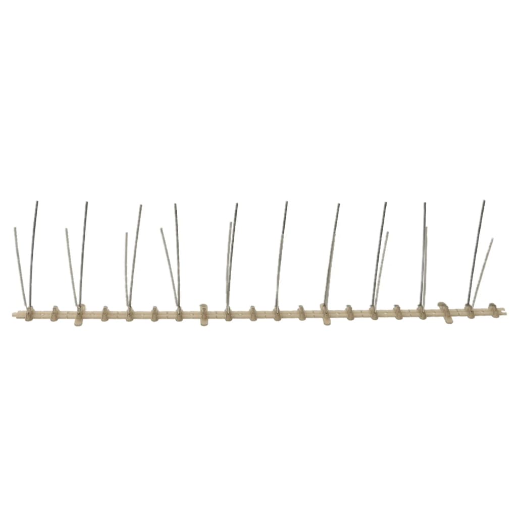 2-raders Fågelpiggar plast 20 st 10 m