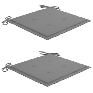 Hopfällbar matgrupp med dyna för trädgården 3 delar massiv teak