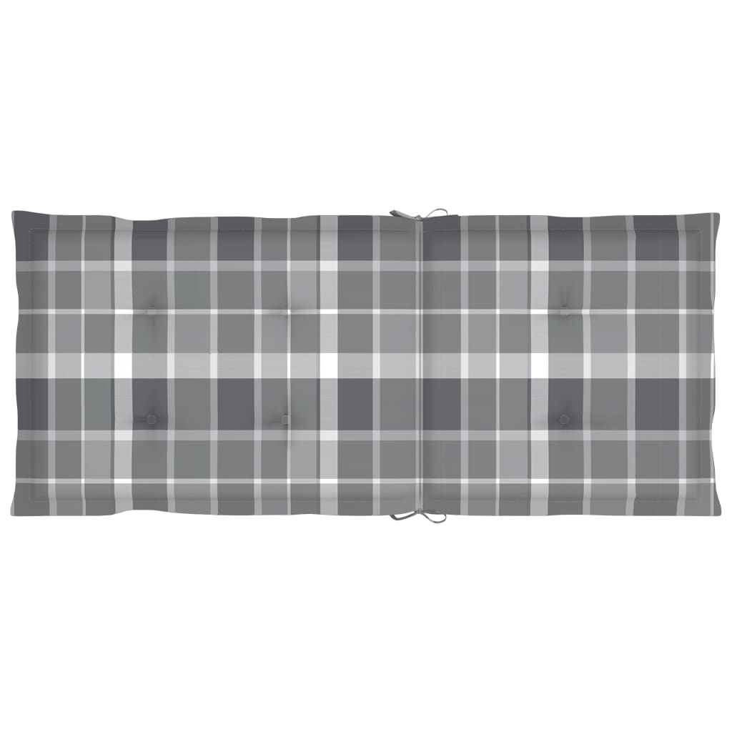 Justerbara trädgårdsstolar med dynor 2 st massivt akaciaträ