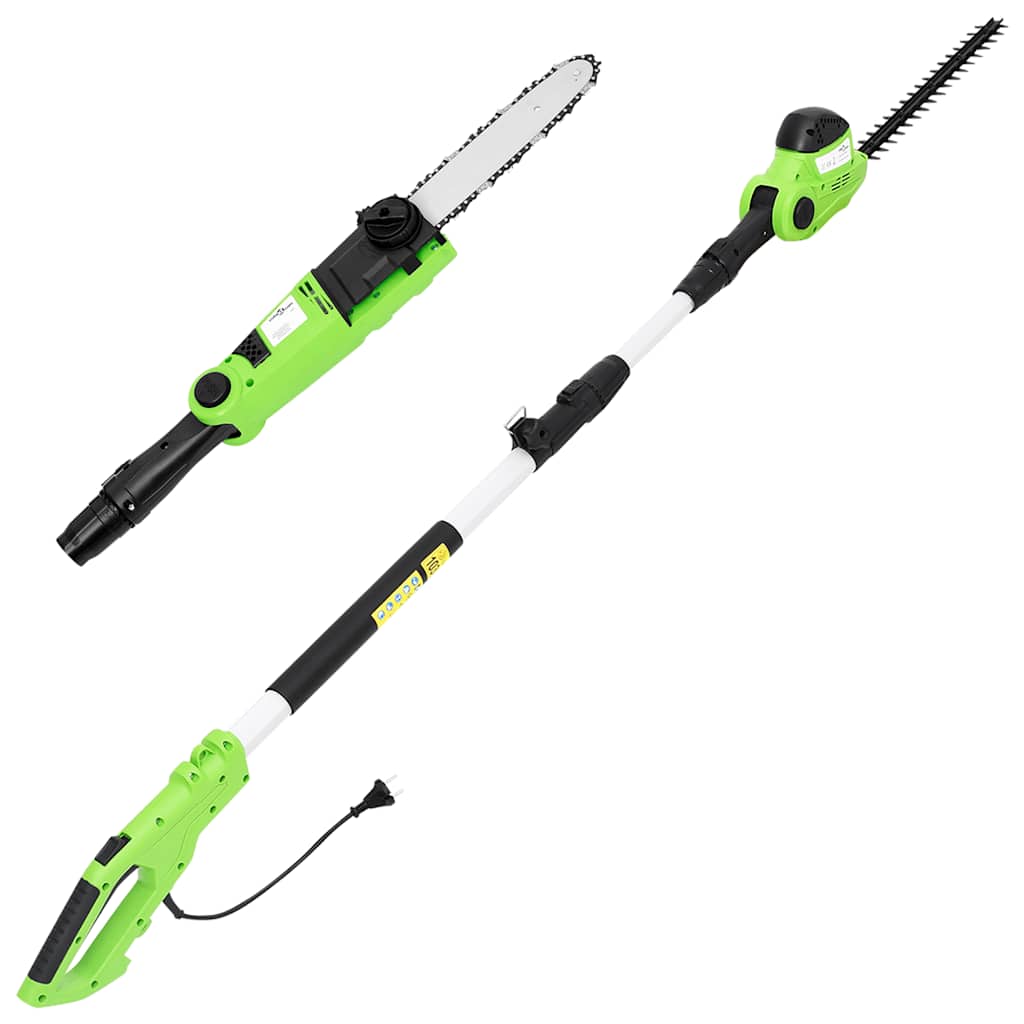 2-i-1 Teleskopisk stångsåg/häcktrimmer 25/41 cm 710/550W