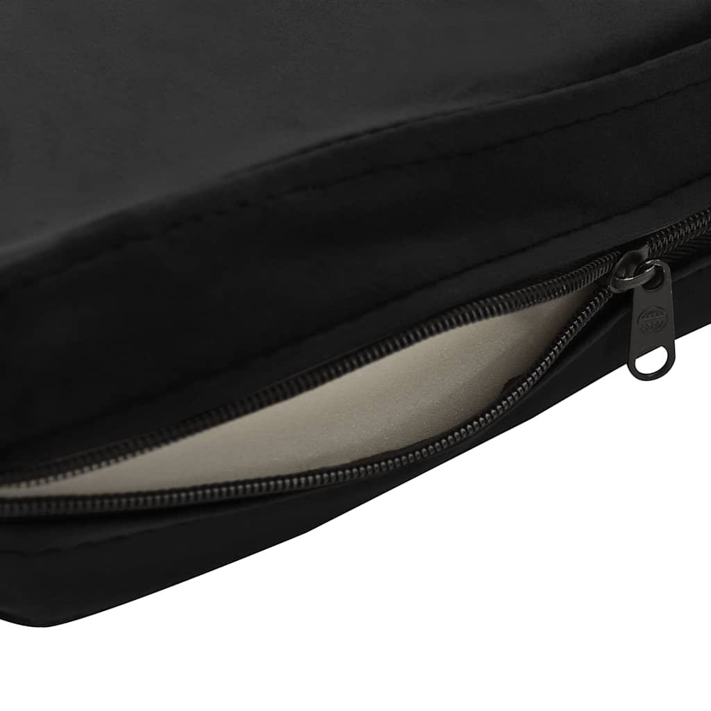 Hundsoffa svart 72x45x30 cm plysch