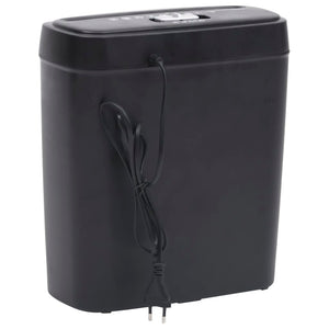 Dokumentförstörare 6 ark svart