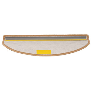 Trappstegsmattor självhäftande sisal 15 st 65x21x4 cm sisal