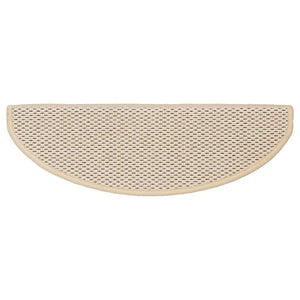 Trappstegsmattor självhäftande sisal 15 st 65x21x4 cm berber