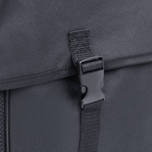 Dubbel cykelväska till pakethållare vattentät 35 L svart