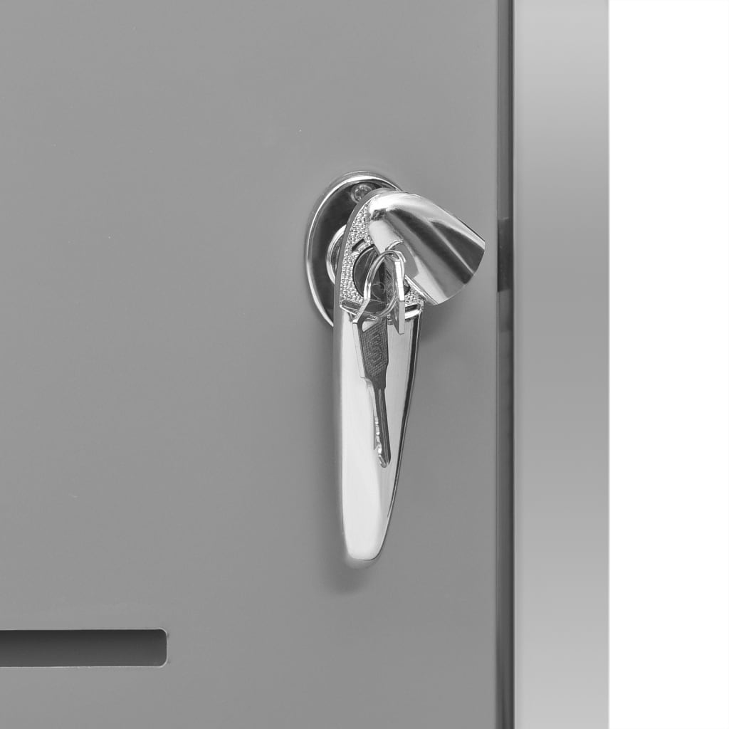 Skjul till ett sopkärl 69x77,5x112,5 cm rostfritt stål