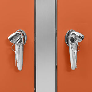 Skjul till två sopkärl 138x77,5x112,5 cm rostfritt stål