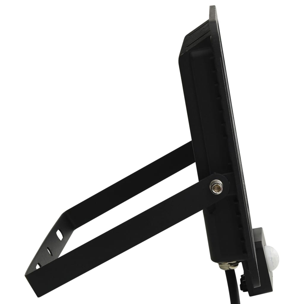 Strålkastare med sensor 50 W LED varmvit