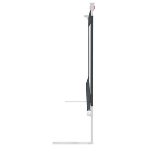 Sängskena för barn mörkgrå 100x25 cm tyg