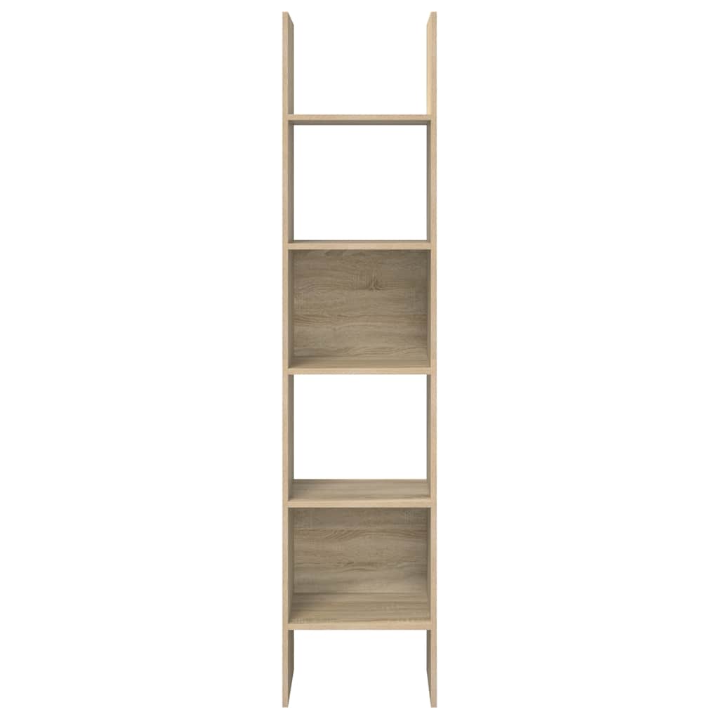 Bokhylla sonoma-ek 40x35x180 cm konstruerat trä