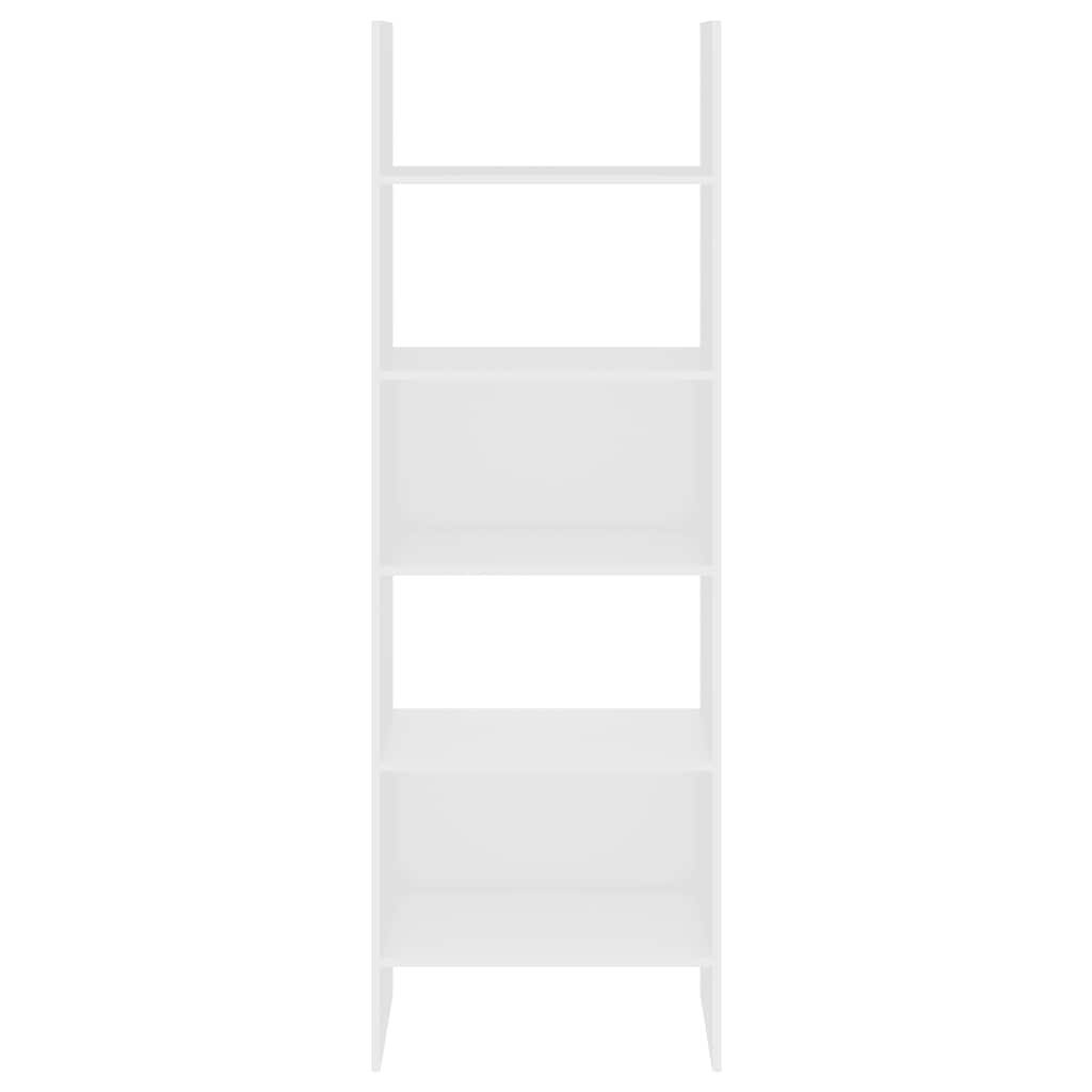 Bokhylla vit 60x35x180 cm konstruerat trä