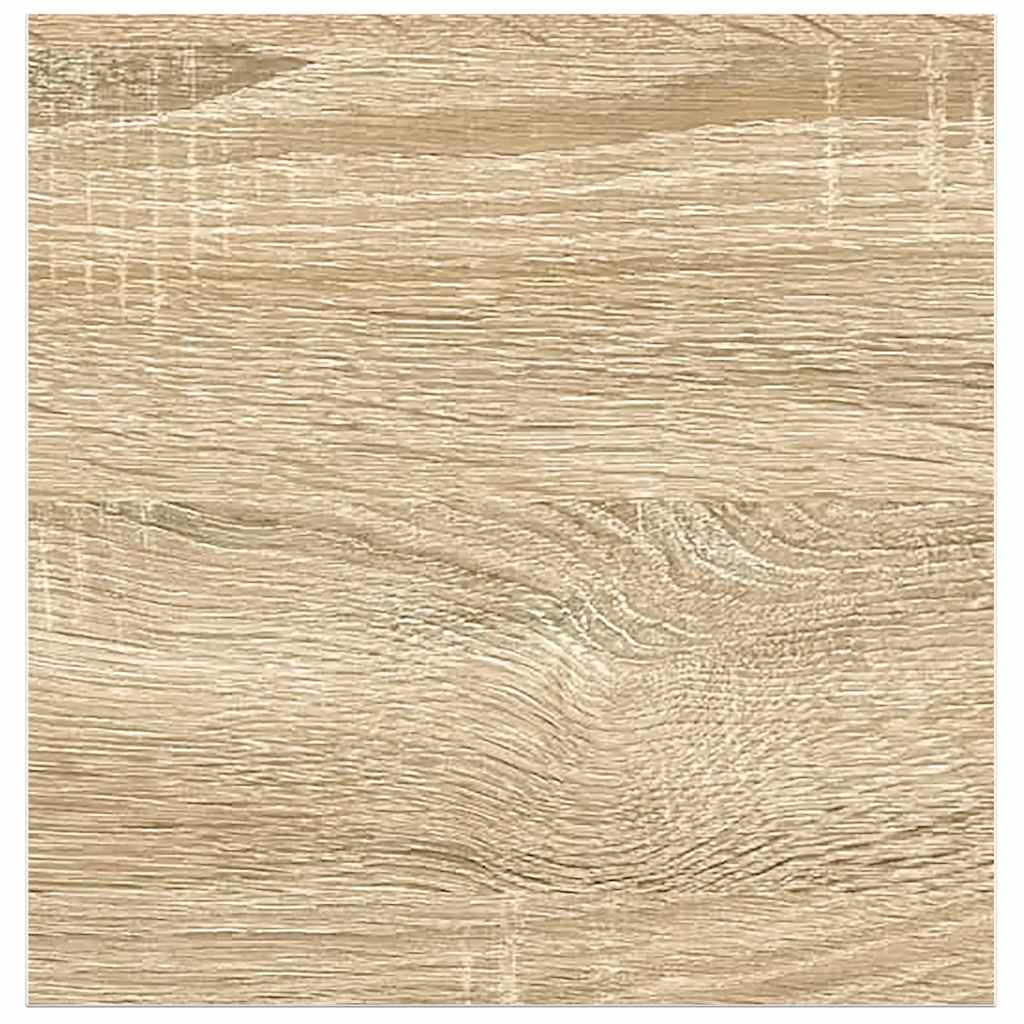 Svävande vägghyllor 4 st ek och vit 23x23,5x3,8 cm MDF