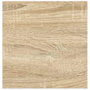 Svävande vägghyllor 4 st ek och vit 23x23,5x3,8 cm MDF