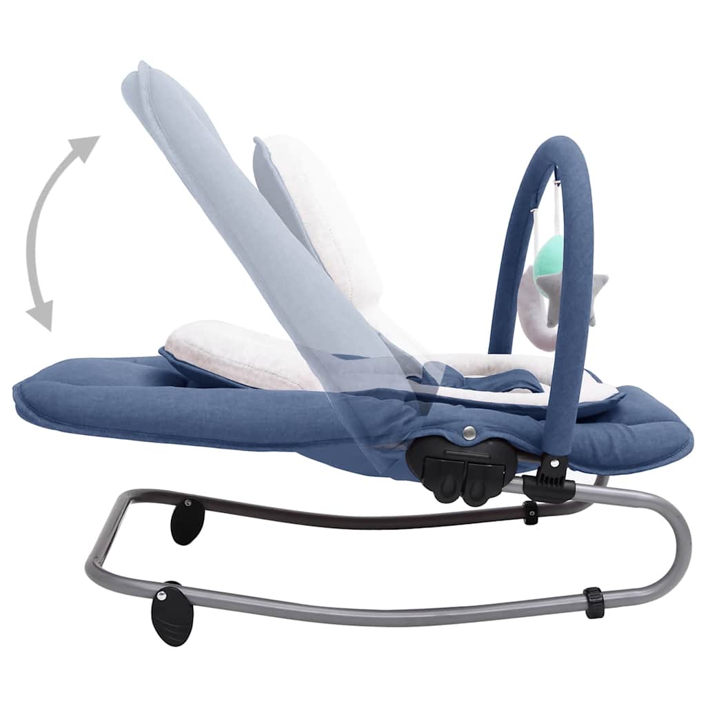 Babysitter marinblå stål