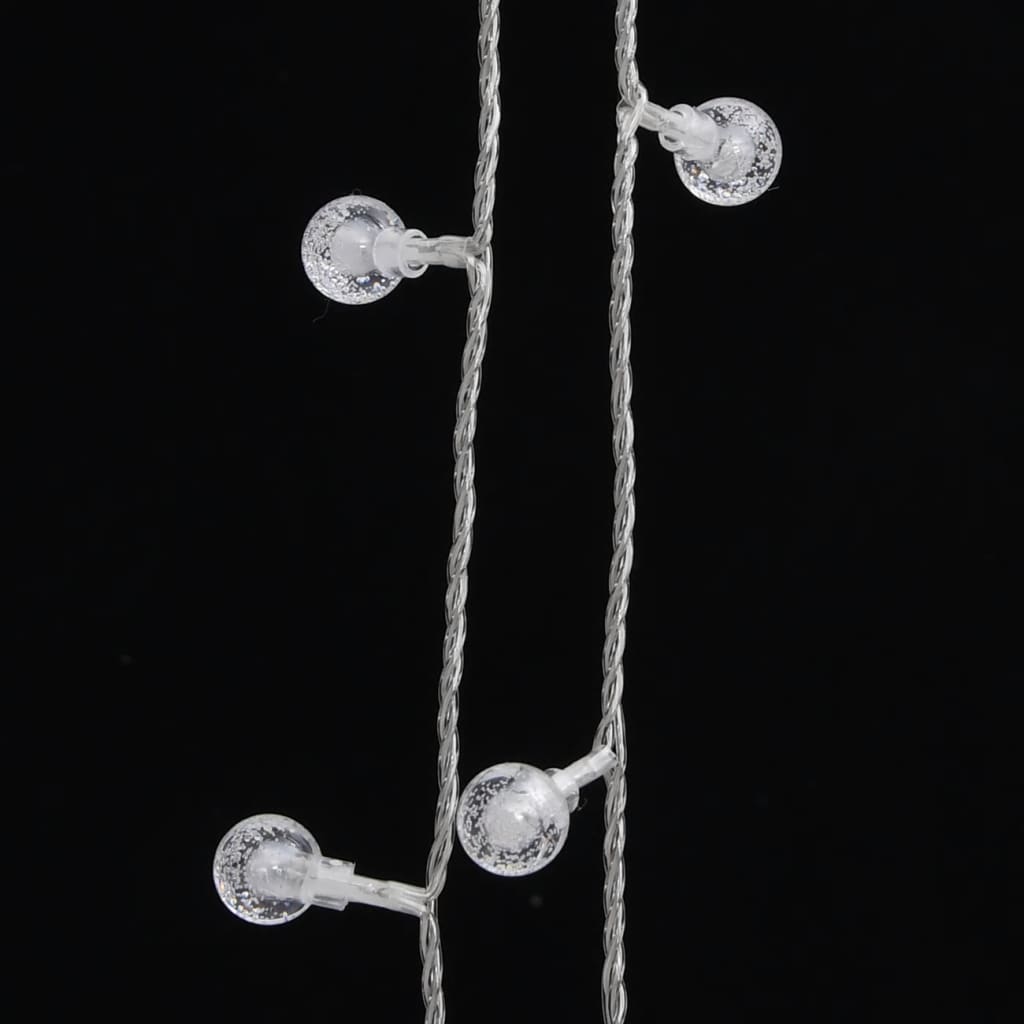 Ljusslinga 40 m kulor 400 lysdioder varmvit 8 funktioner