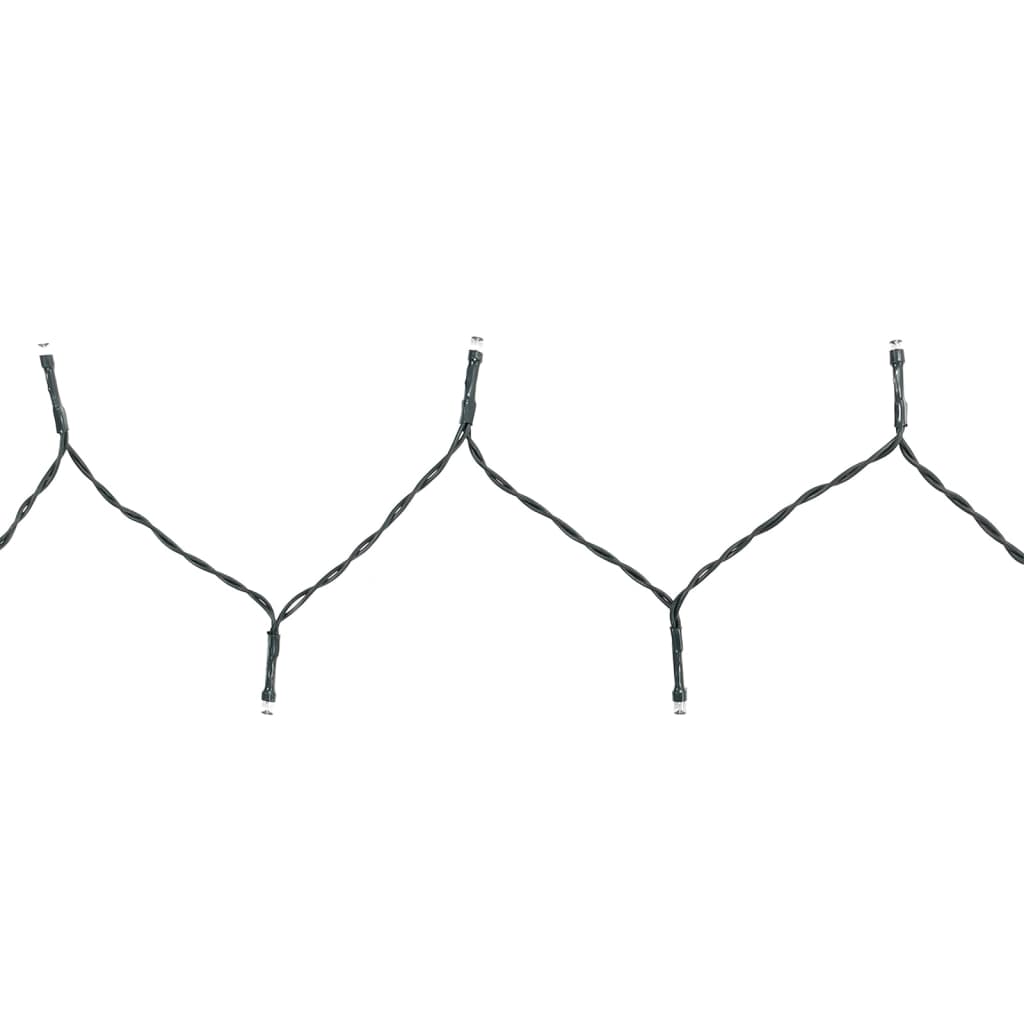 Ljusnät för julgran 180 lysdioder flerfärgad 180 cm