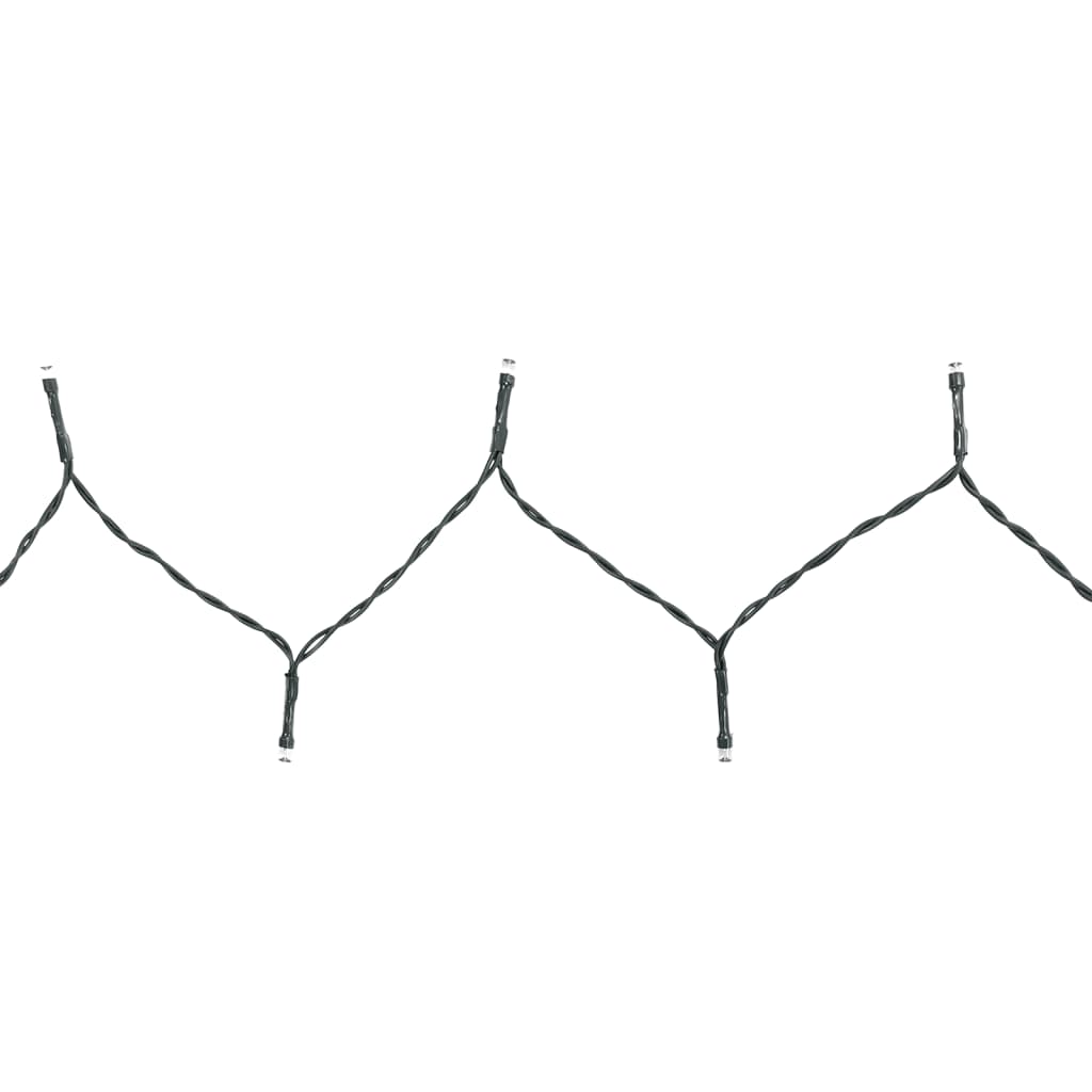 Ljusnät för julgran 210 lysdioder flerfärgad 210 cm