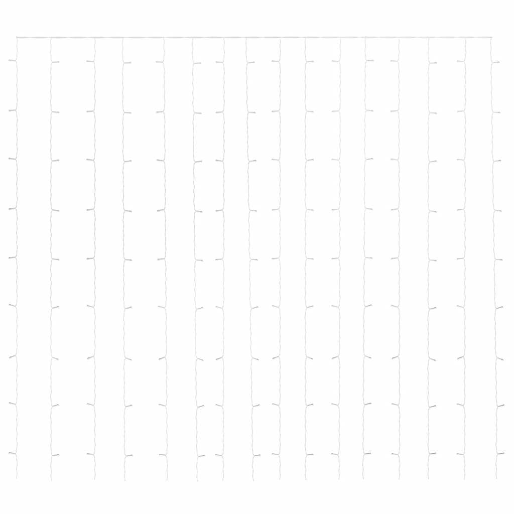 Ljusdraperi 3x3 m 300 lysdioder flerfärgad 8 funktioner