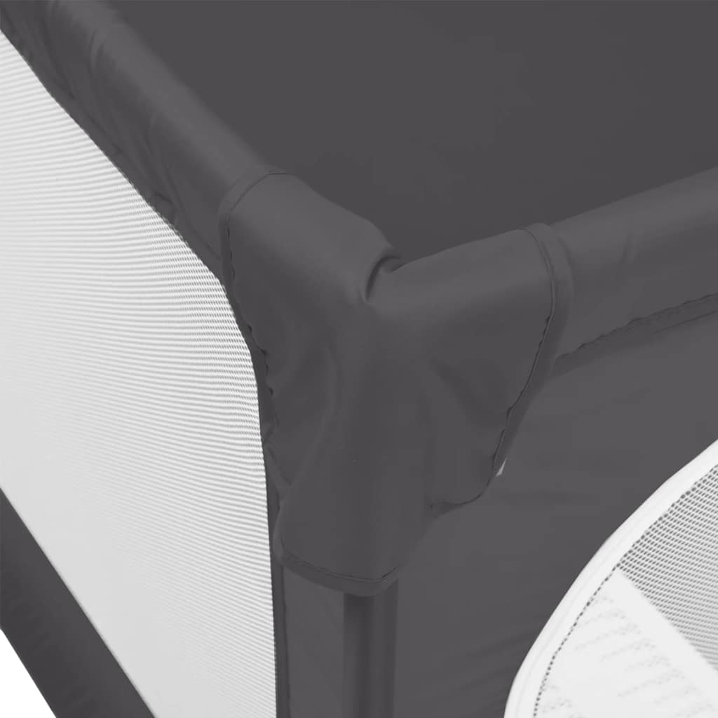 Lekhage med 2 dörrar mörkgrå oxfordtyg