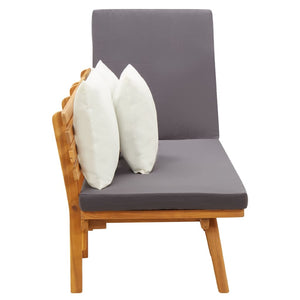 Trädgårdsbänk 200x65 cm massivt akaciaträ