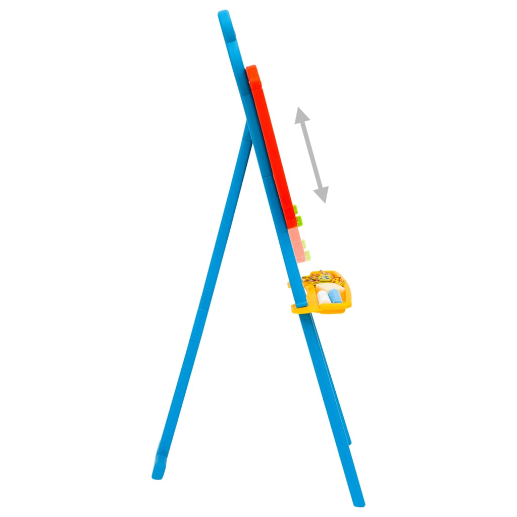 2-i-1 Staffli med griffeltavla och whiteboard