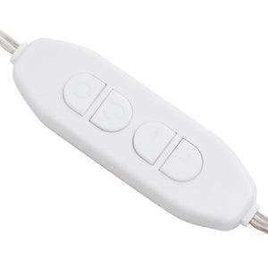 Spegelbelysning med 8 LED-lampor varmvit och kallvit