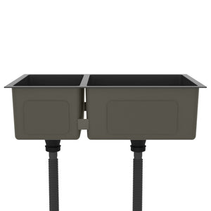 Diskho svart rostfritt stål