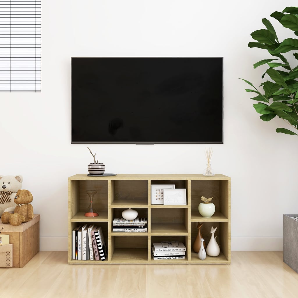 Skobänk sonoma-ek 103x30x55 cm konstruerat trä