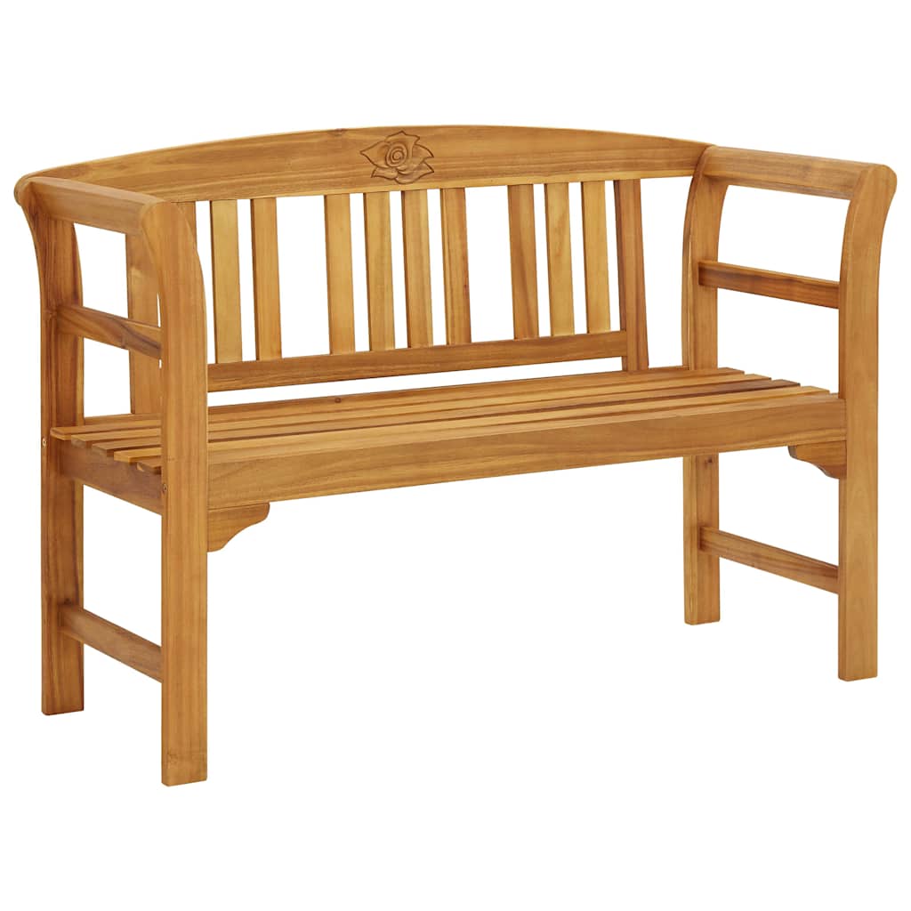 Rosabänk 1 -sitsig 114 cm Solid acacia wood Natural