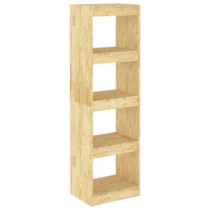 Bokhylla/rumsavdelare 40x30x135,5 cm massiv furu