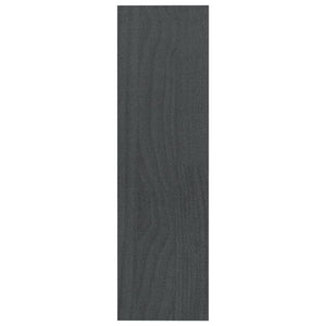 Bokhylla/Rumsavdelare grå 100x30x103 cm massiv furu