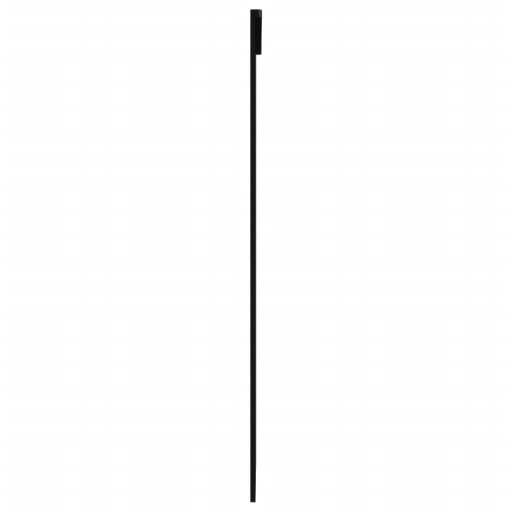 Skjutdörr med beslagset ESG glas och aluminium 102x205 cm