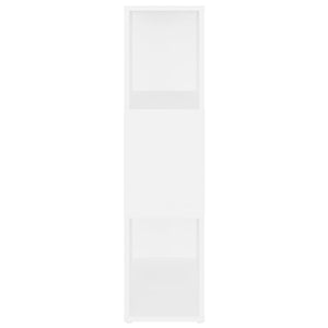 Bokhylla/Rumsavdelare vit 60x24x94 cm konstruerat trä