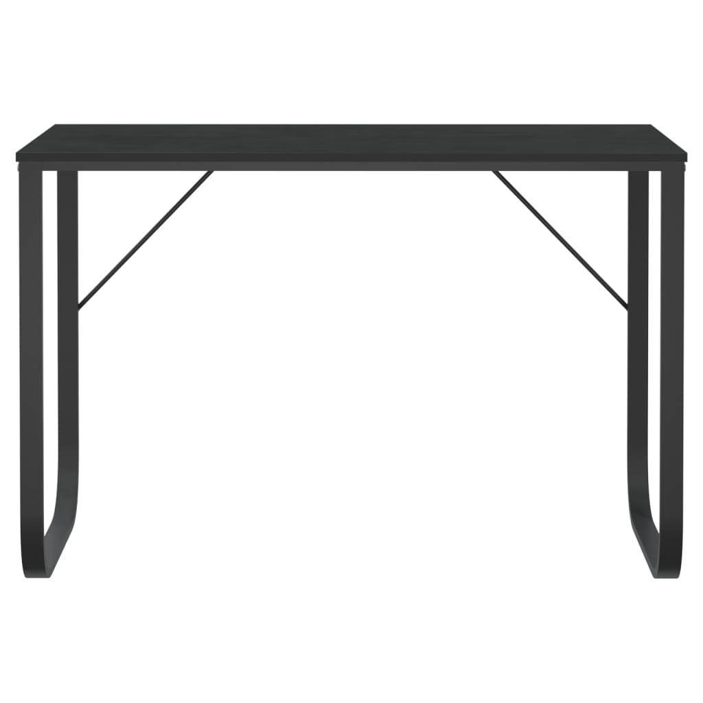 Datorbord svart 110x60x73 cm spånskiva