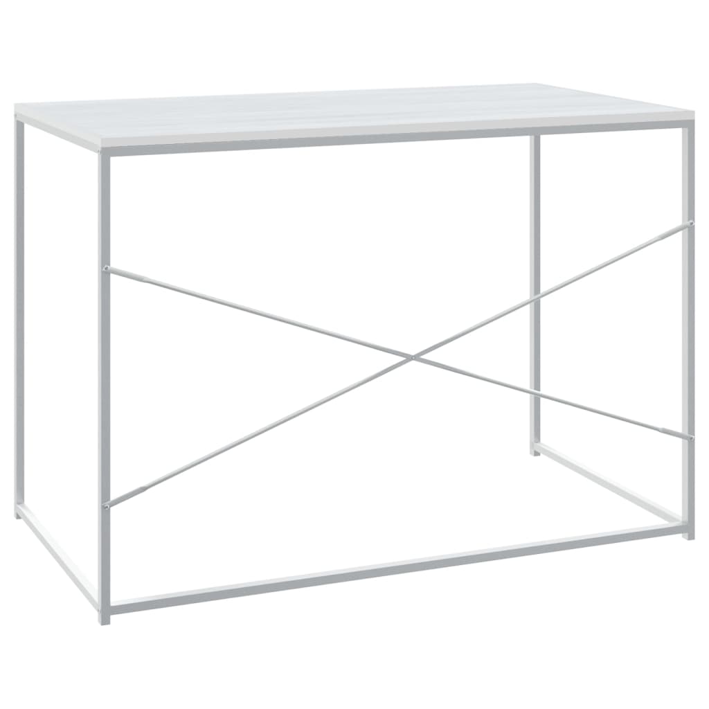 Datorbord vit 110x60x70 cm spånskiva