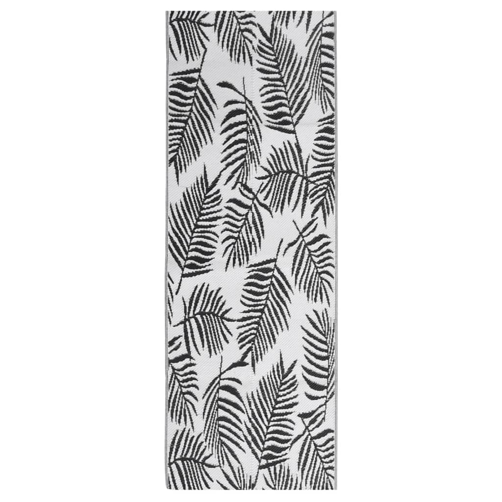 Utomhusmatta ARAKIL svart 80x250 cm PP