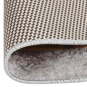 Matta tvättbar φ120 cm grå halkfri