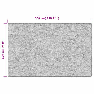 Matta tvättbar 190x300 cm beige halkfri