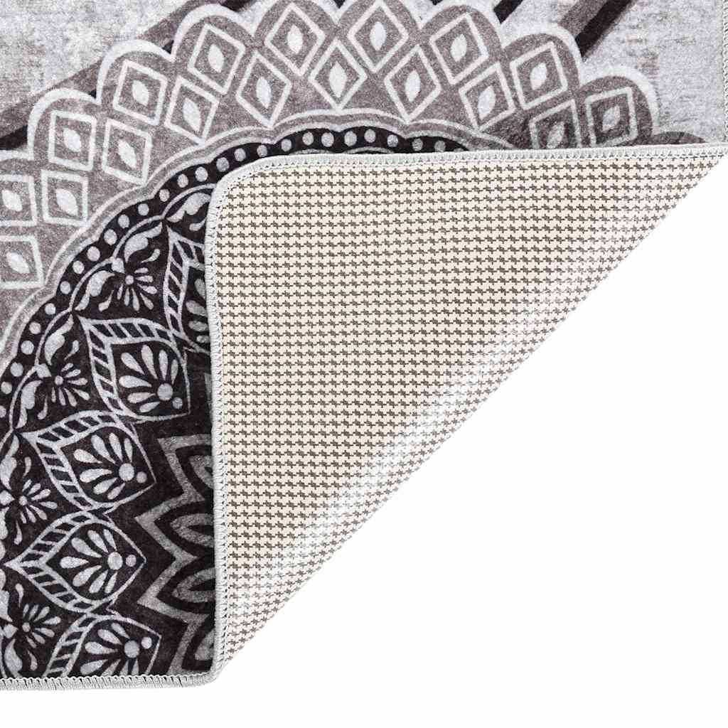 Matta tvättbar 80x300 cm flerfärgad halkfri