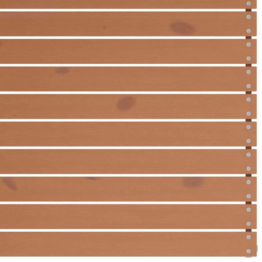 Loungegrupp för trädgården 4 delar massiv furu honungsbrun