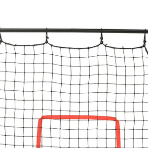 Softbollrebounder 88x79x137 cm stål