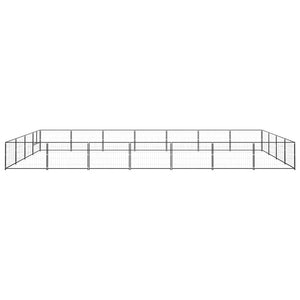 Hundgård svart 28 m² stål