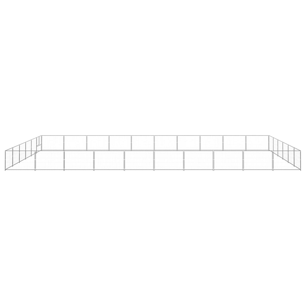 Hundgård silver 60 m² stål